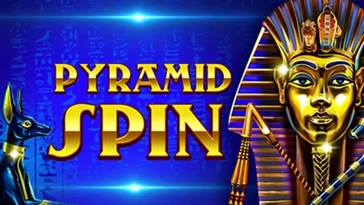 Tampilan layar permainan slot Pyramid Spin di perangkat seluler